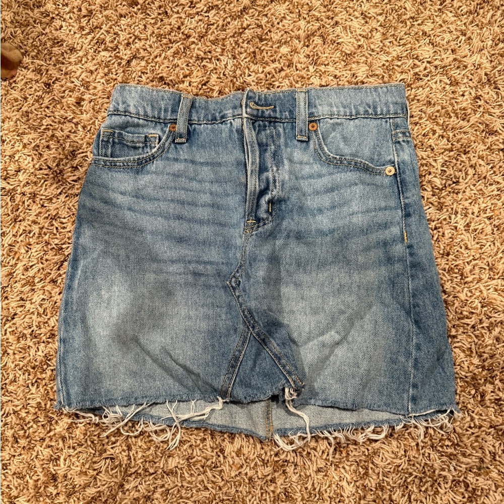 Aeropostale Light Blue Denim Skirt